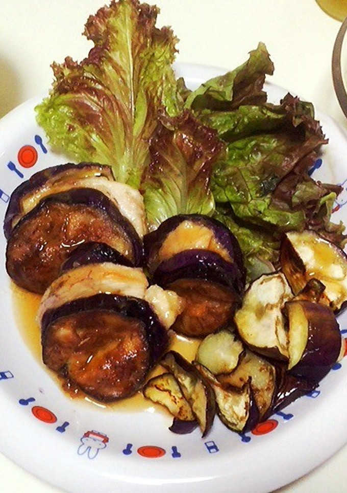 胸肉で☆揚げない茄子のはさみ揚げ！-レシピのメイン写真