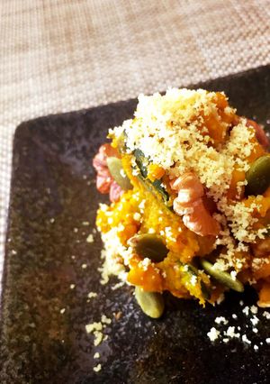 かぼちゃとナッツとチーズのサラダ-レシピのメイン写真