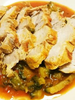豚肉とゴーヤのトマト煮-レシピのメイン写真