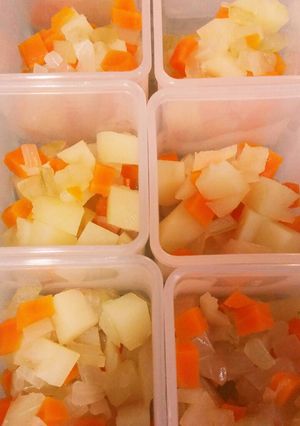 【離乳食】一石二鳥の簡単フリージング方法-レシピのメイン写真