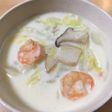 白菜とえびのクリーム煮