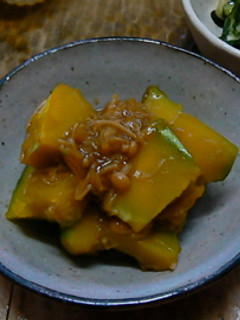 かぼちゃのなめ茸煮-レシピのメイン写真