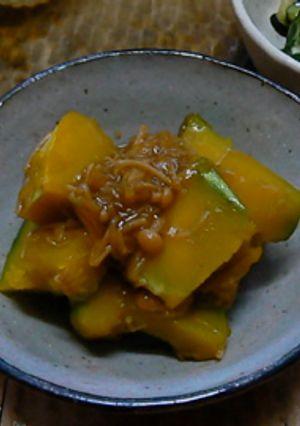 かぼちゃのなめ茸煮-レシピのメイン写真
