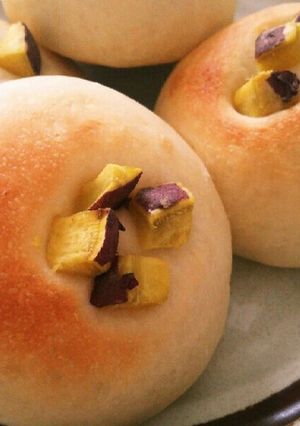 秋ほっこり☆さつまいもで造るおさつパン♪-レシピのメイン写真