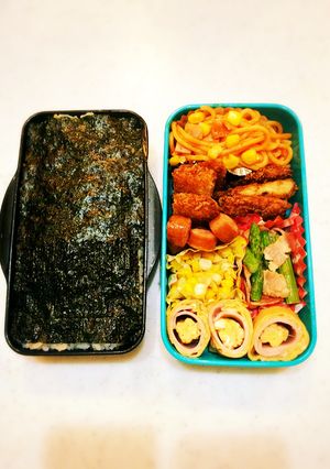 野菜嫌い中学生男子弁当（パパ作2）-レシピのメイン写真