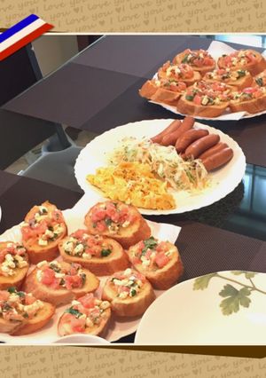 ブルスケッタ❤︎休日のブランチに！-レシピのメイン写真