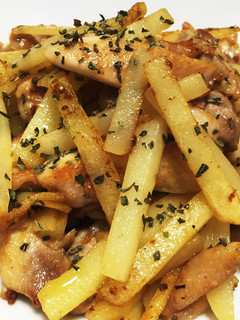 鶏肉とジャガイモのカレー炒め-レシピのメイン写真