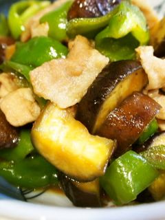 *茄子とピーマンと豚肉の甘酢炒め*-レシピのメイン写真