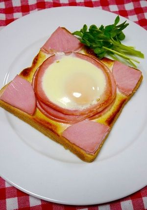 簡単！薄い食パンでエッグトースト-レシピのメイン写真