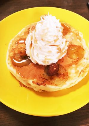 ふかふかバナナパンケーキ-レシピのメイン写真