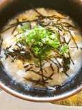 通販の冷凍かにの肩肉でカニ雑炊