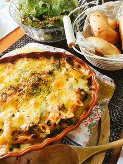 鮭とほうれん草の和風グラタン-レシピのメイン写真