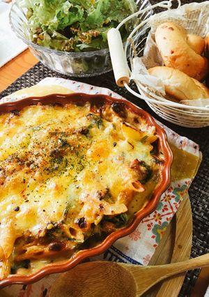 鮭とほうれん草の和風グラタン-レシピのメイン写真