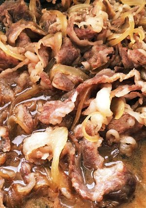 かんたん牛丼-レシピのメイン写真