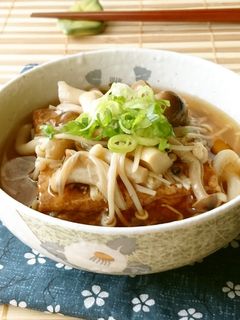 5分で完成!厚揚げのきのこあんかけ-レシピのメイン写真