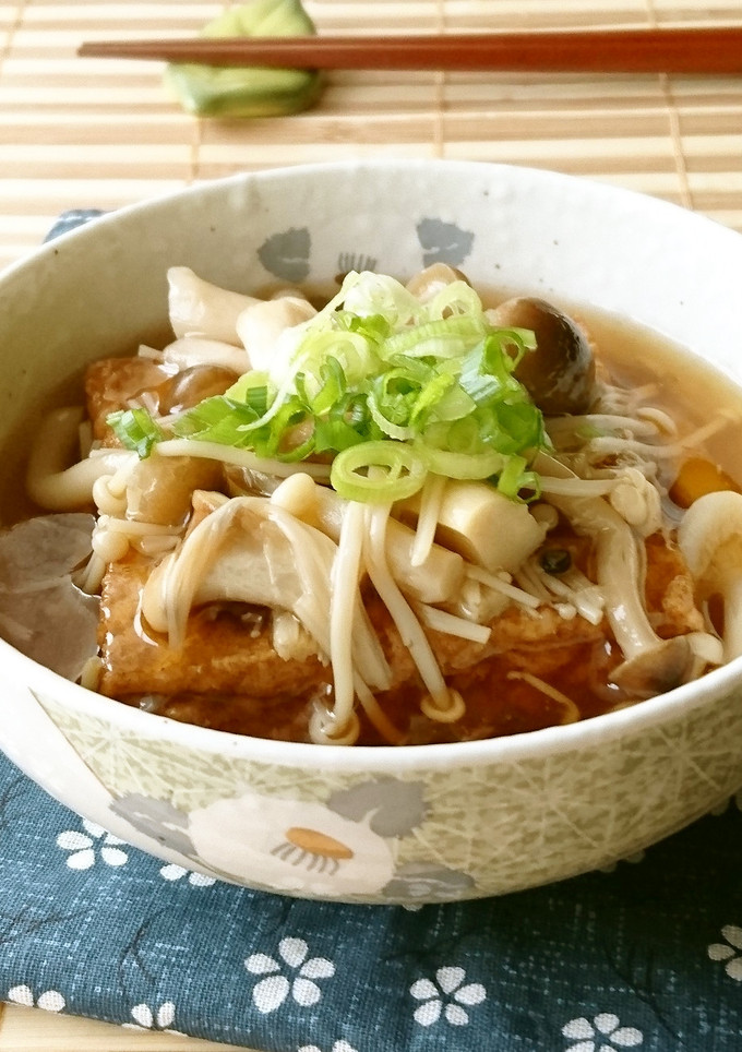 ５分で完成！厚揚げのきのこあんかけ-レシピのメイン写真