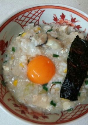 カキ雑炊（血管ダイエット食929）-レシピのメイン写真