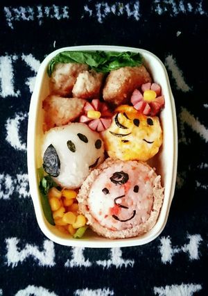 スヌーピーキャラ弁-レシピのメイン写真