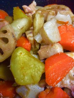 簡単なうちの筑前煮♡さつまいも入り-レシピのメイン写真