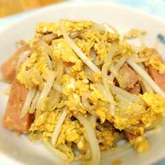 みんな大好き！スパムのもやし炒め！-レシピのメイン写真