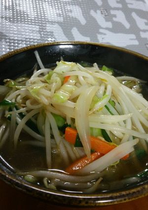 本場沖縄の野菜そば-レシピのメイン写真