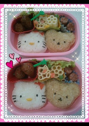 キティちゃん遠足弁当 年中-レシピのメイン写真