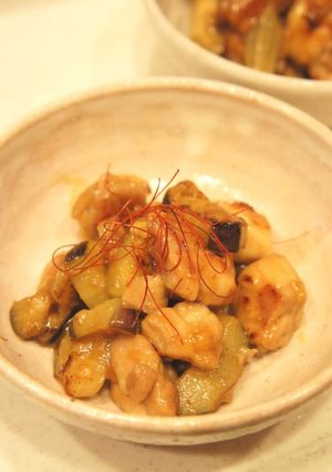 フライパンひとつで＊鶏肉となすの炒め煮-レシピのメイン写真