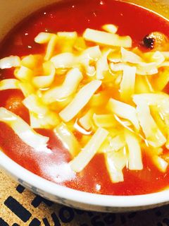 計量カップいらず!【ズボラ】トマトスープ-レシピのメイン写真
