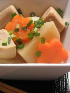 かぶと高野豆腐のシンプル煮-レシピのメイン写真
