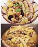 キャンプで、南仏郷土料理「カスレ」