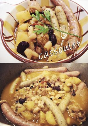 キャンプで、南仏郷土料理「カスレ」-レシピのメイン写真