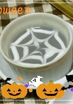 ハロウィン蜘蛛の巣deビシソワーズ-レシピのメイン写真
