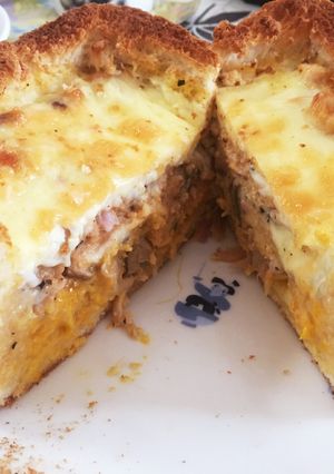 パン一斤ごとオーブン焼き-レシピのメイン写真