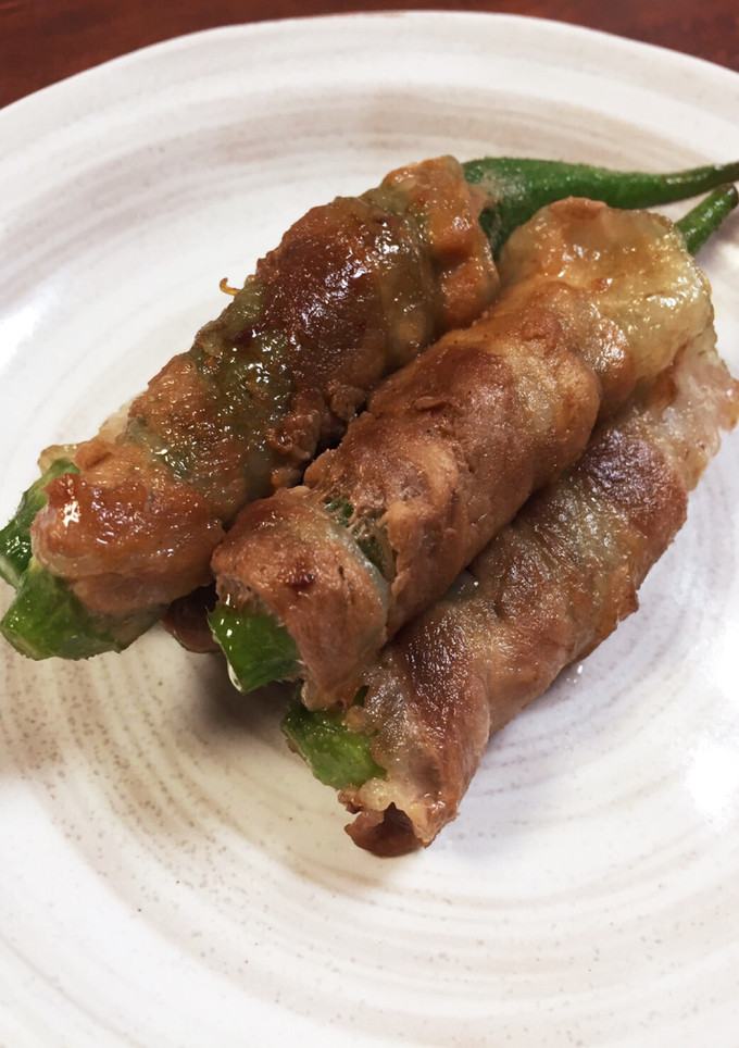 おくらの豚肉巻き-レシピのメイン写真