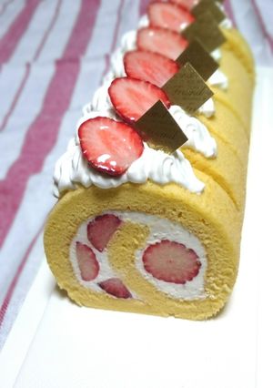 基本のロールケーキ-レシピのメイン写真