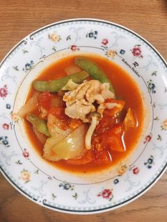 ヘルシー♡トマト鍋-レシピのメイン写真