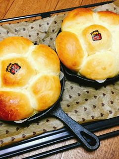スキレットでちぎりパン♪-レシピのメイン写真