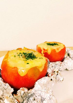 なすたっぷりのトマトinトマトパスタ-レシピのメイン写真