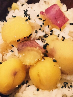 切り餅で簡単!おこわ風 栗ご飯-レシピのメイン写真