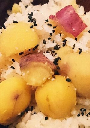 切り餅で簡単！おこわ風 栗ご飯-レシピのメイン写真