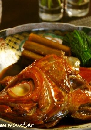 こってり煮つける 金目鯛のあら炊き-レシピのメイン写真