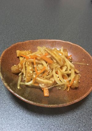 節約！大根皮で絶品きんぴら-レシピのメイン写真