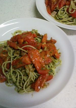 ジャポネーゼソース☆のトマトパスタ-レシピのメイン写真