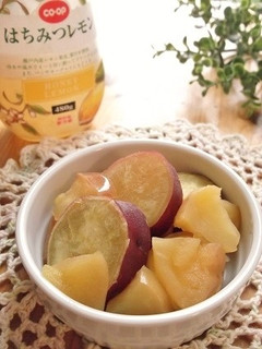 リンゴと薩摩芋のはちみつレモン煮-レシピのメイン写真