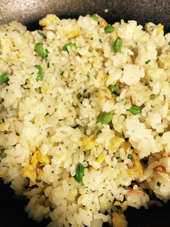 残った枝豆で炒飯の素を使った簡単枝豆炒飯-レシピのメイン写真