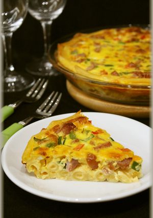 ショートパスタde簡単キッシュ-レシピのメイン写真