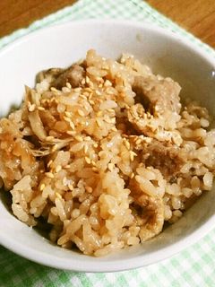 ごろっとシュウマイの炊き込みご飯-レシピのメイン写真