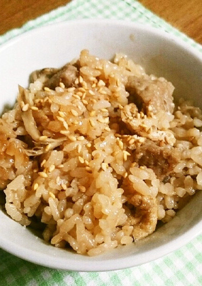 ごろっとシュウマイの炊き込みご飯-レシピのメイン写真