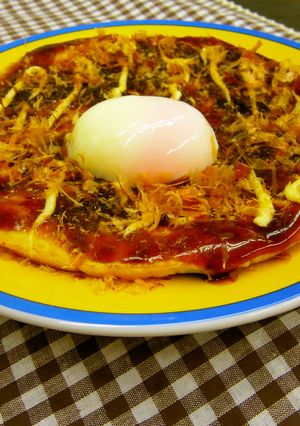 ニラとイカの姿フライのお好み焼き-レシピのメイン写真