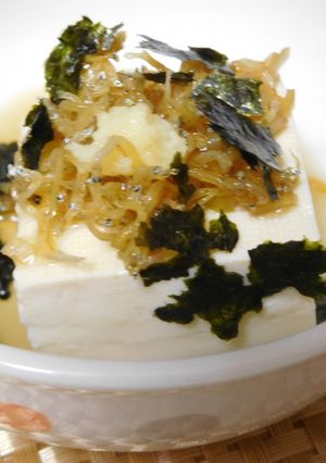ユーリン　じゃこ冷奴　-レシピのメイン写真